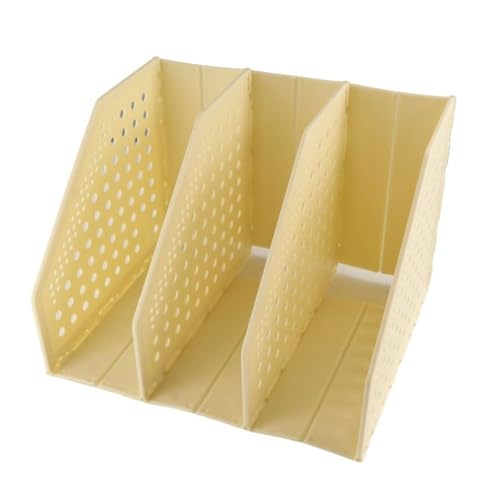 Bookshelf Desktop Storage Rack, Stationery Office Desktop File Organizer, Retractable File Holder(White)