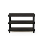 Furinno Turn-S-Tube 3-Tier Shoe Rack, Espresso/Black - color: Espresso/Black, size: 3-Tier (23.6"W)