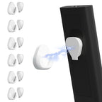 JUMEIHUI 6 Pack Magnetic Remote Control Holder Wall Mount,Convenient and Stylish TV Remote Organizer for Home Office School Supply Storage,No Drilling, Strong Magnet (White) - color: White