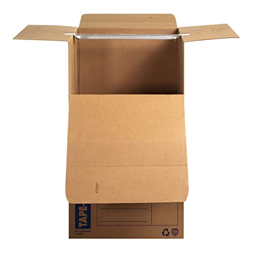 Bankers Box Tall Wardrobe Box 3 Pack, Tape-Free Design, 24" x 24"x 40"(7710501) - style: Tape-Free Large