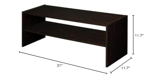 ClosetMaid 8923 Stackable 31-Inch Wide Horizontal Organizer, Espresso - color: Espresso, size: 31 inch