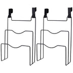 Ciieeo Kitchen Cabinet Door Hanging Pot Lid Organizer 3-Tier Iron Storage Rack 12.12X8.07X3.22 Inch Hanging Lid Holder for Pots and Cutting Boards Easy Kitchen Organization