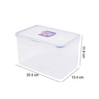 LOCK & LOCK Easy Essentials Food Lids/Pantry Storage/Airtight Containers, BPA Free, Rectangle - 8 Cup - for Cookies, Clear - size: 8 Cup (Pack of 1), style: 8 Cup