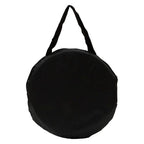2PCS Large Collapsible Round Popup Laundry Hamper with Lid,Foldable Mesh Hamper with Reinforced Handles and Solid Bottom,White and Black Laundry Basket