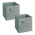 ClosetMaid 18657 Cubeicals Fabric Drawer, Gray, 2-Pack - color: Gray, size: 2-Pack, style: 2-Pack