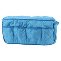 Arm Chair Armrest Covers with Pocket Sofa Covering Organizer, Couch Remote Control Holder for Living Room Couch, Side Bag Armrest Storage Caddy with Non Woven (Blue)