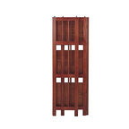 Casual Home Narrow 3-Shelf Folding Bookcase, 14" Wide, Mahagony - color: Mahogany