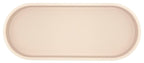 Happitasa Premium 12” x 5” Silicone Vanity Tray | Sink and Surface Organizer with Sturdy Non-Slip Base | Heat Safe, Dishwasher Safe (Sand Dollar) - color: Sand Dollar