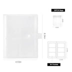 84 Pockets Storage Roll with 20 Small Bags, PVC Waterproof Foldable Travel Jewelry Case Organizer Display