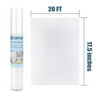 Glomen Refrigerator Liners, Fridge Mats, Washable Oil-Proof Fridge Pads Shelves Drawer Cabinet Liners, 17.5 Inches x 20 FT, Refrigerator Mats for Shelves (17.5 Inches x 20 FT)… - size: 17.5"W x 240"L