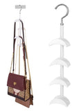 Purse Hanger for Closet - Rotating Handbag Hanging Hook Bag Storage Space Saver with 4 Hooks, Hanging Organizer for Scarf Handbag Belt - style: Purse Hook-1 Pcs