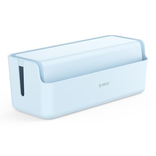 ORICO Cable Management Box, Cord Hider Box to Conceal Power Strips on Desk or Floor, Keeping Cords Tidy and Protected from Damage, Stylish Cable Organizers for Home, Office, School - PB03