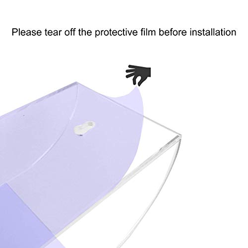 APSOONSELL Remote Control Holder Organizer Wall Mount Acrylic Tidy for Air Conditioner, TV Box, Stereo, 1 Slot - style: 1 Compartment