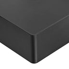 Amazon Basics Rectangular Plastic Desk Organizer, letter size Tray, 2-Pack, 9.7 x 2.2 x 13 inches, Black - color: Black, size: 2 Pack