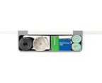 Joseph Joseph CupboardStore Under Shelf Storage Film, Foil and Bag Organizer, for Larger Rolls and Boxes, Fits Kitchen Units Over 13 in Wide, Large (Pack of 4) - size: Large (Pack of 4)
