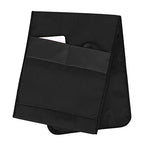 Luxury Leather Sofa Armrest Organizer, Non-slip Couch Sofa Chair Caddy with 5 Pockets for Phone, Book, Magazines, Tablet, Remote Control Holder Recliner Couch Tidy Hanging Storage Bag Arm Chair Tray - color: Black, Luxury Leather