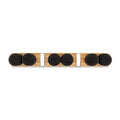 Full Circle Get A Grip, Wall-Mounted Mop and Broom Organizer, Lightweight Bamboo with Foam Pegs, Easy to Install Home Organization, Also Perfect for Garden Tools and Garage, Small - size: Small, 3 pegs