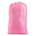 Handy Laundry Extra Large Heavy Duty Laundry Bag – 30" x 40" Pink Nylon, Durable Drawstring Closure, Machine Washable, Holds Up to 60 lbs, Travel Dirty Clothes Bag, Laundry Hamper Liner - color: Pink, size: 30" x 40"