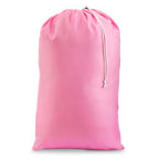 Handy Laundry Extra Large Heavy Duty Laundry Bag – 30" x 40" Pink Nylon, Durable Drawstring Closure, Machine Washable, Holds Up to 60 lbs, Travel Dirty Clothes Bag, Laundry Hamper Liner - color: Pink, size: 30" x 40"