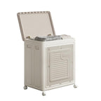 Garvee Rolling Laundry Hamper with Lid, 150L Large Capacity Clothes Hampers Plastic Collapsible Laundry Baskets with Wheels Collapsible Sturdy Storage Organizer Boxes Bins Baskets Chest - size: 150L
