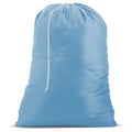 Nylon XL Laundry Bag - Locking Drawstring Closure, Machine Washable, These Large Bags Will Fit a Laundry Basket and Strong Enough to Carry up to Two Loads of Clothes (Light Blue | 22" x 32") - color: Light Blue, size: 22" x 32"