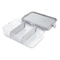 Packit, Bento Mod Lunch Steel Gray - color: Steel Gray