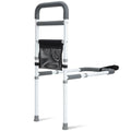 Bed Rails for Elderly Adults Safety - Adjustable Bed Assist Rail for Seniors Fall Prevention with Support Leg, Bedside Grab Bar Cane with Storage Pocket, Fits King, Queen, Full, Twin Bed