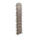 Household Essentials 20-Pocket Closet Shoe File, Beige - color: Latte