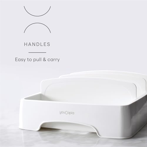 YouCopia StoraLid Adjustable Food Container Lid Organizer for Kitchen Cabinet Storage, Small, 2-Pack - size: Small 2-Pack Classic