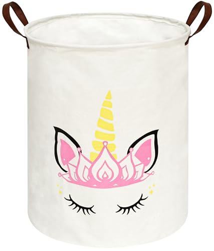 MAIZMZ Baby Waterproof Storage Basket Kids Hamper Nursery Bins Organizer Gift Toy Box Laundry Basket for Women Large Canvas Collapsible Chest for Home/Dorm/Office/Room Decor - color: Cartoon