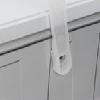 Large Capacity Metal Laundry Detergent Container, Farmhouse Style Storage Box with Handle for Laundry Room Decor