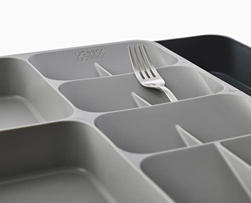 Joseph Joseph DrawerStore Expanding Flatware Cutlery, Utensil & Gadgets Organiser, Expandable in Drawer Space Saving Tray- Grey - size: Expandable, style: Flatware & Utensils Organizer
