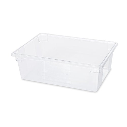 Rubbermaid Commercial Products Food Storage Box/Tote for Restaurant/Kitchen/Cafeteria, 12.5 Gallon, Clear - color: Clear, size: 12.5 Gal, style: Container