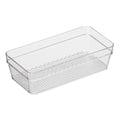 Oggi Clear Drawer Organizer - 3" X 6.25"- Ideal for Organizing Kitchen Drawers, Office, Desk, Silverware, Kitchen Utensils, Cosmetics and Bathrooms - size: 3" by 6"