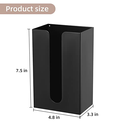SUBEKYU Magnetic Dryer Sheet Holder for Laundry Room ,Dryer Sheet Container,Iron Dryer Sheet Dispenser for Laundry Storage and Organizition, Wall Dryer Sheet Box,Fabric Sheet Holder,Black - color: black