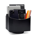 UnionBasic Rotating Desk Organizer, 360 Desk Spinning Caddy, Desktop TV Guide/Mail/Media/Remote Controller Holder Organizer,Black - color: Black