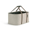 Joseph Joseph Hold-All, Collapsible 35L/9.25 Gallon Washing Laundry Basket Bag, Durable Fabric, Moisture Resistant - Ecru - color: Ecru, size: 35L