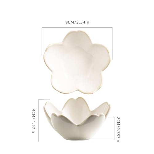 Ceramic Ring Holder Tray - Decorative Floral Trinket Bowl for Jewelry Storage & Vanity Decor, Bathroom Sink, Entryway Foyer, Nightstand(white) - color: white