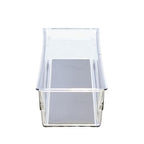 Glad Drawer Organizer Bin, 15x3 - Heavy Duty Clear Plastic Storage Tray for Junk Drawers, Kitchen Utensils, Bathroom Vanity, and Organizing Pantry - BPA Free, Food Safe, Non Slip - size: 15x3