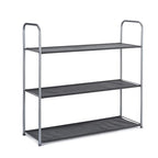 Amazon Basics Freestanding Closet Organizer with Fabric Bins, Drawers and 3 Shelves, Easy to Assemble, Grey, 32.7" x 12.2" x 31"