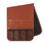 IPENNY No-Slip PU Leather Sofa Armrest Organizer, Remote Control Holder Arm Chair Beside Storage Bag for Recliner with 5 Pockets (Brown) - color: Brown