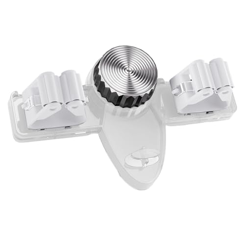 Mop and Broom Holder Wall Mount - Broom Mop Hanger | Utility Rack, Tool Organizer Rack, Gripper for Home Kitchen Garden Laundry Garage - color: White