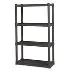 Sterilite 4 Shelf Unit, Heavy-Duty Shelving Storage and Utility Rack - Standing Plastic Organizer Shelves for Kitchen, Bathroom, and Garage - size: 4-Shelf, style: 1 Pack
