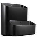 Picowe Magnetic Laundry Storage, Large Lint Holder Bin for Laundry Room, Space-Saving Trash Container Hanging on Dryer, Washer or Wall Mount Trash Bin (Black) - size: L+ M - Black