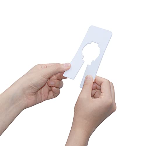 30 PCS Rectangular White Plastic Closet Dividers with a Bonus Marker, Writable and Reusable for Sorting Clothing Size, Color, Size 2” x 5.4’’(Inner Diameter 1.38”) - color: White, size: 30 Pcs