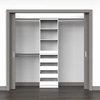 ClosetMaid Modular Storage Shelf Unit with 3 Shelves, White - color: White