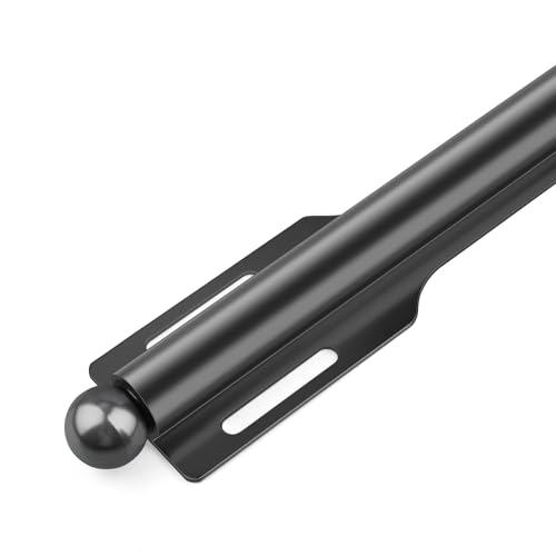 FIRJOY 12" Valet Rod for Closet Pull Out (1 Pack, Black) - color: Black, size: 1 Pack