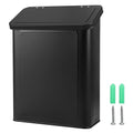 Picowe Magnetic Laundry Storage, Large Metal Lint Holder Bin with Lid for Laundry Room, Space-Saving Trash Container Hanging on Dryer, Washer or Wall Mount Trash Bin (Black) - color: Black