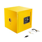 Hazardous Materials Storage Cabinet, 13"x13"x13" Industry Safety Cabinet, 2 Gallon Flammable Liquid Storage, Ultimate Safety Box Manual-Close Space Saver, Fireproof Cabinet