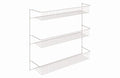 ClosetMaid 3-Tier Hanging Wall Mounted Metal Rack for Spices, Shelf Storage, Pantry Organization, Laundry, Kitchen, Bathroom, White, 8022 - size: 18-Inch Wide, style: 3-Tier